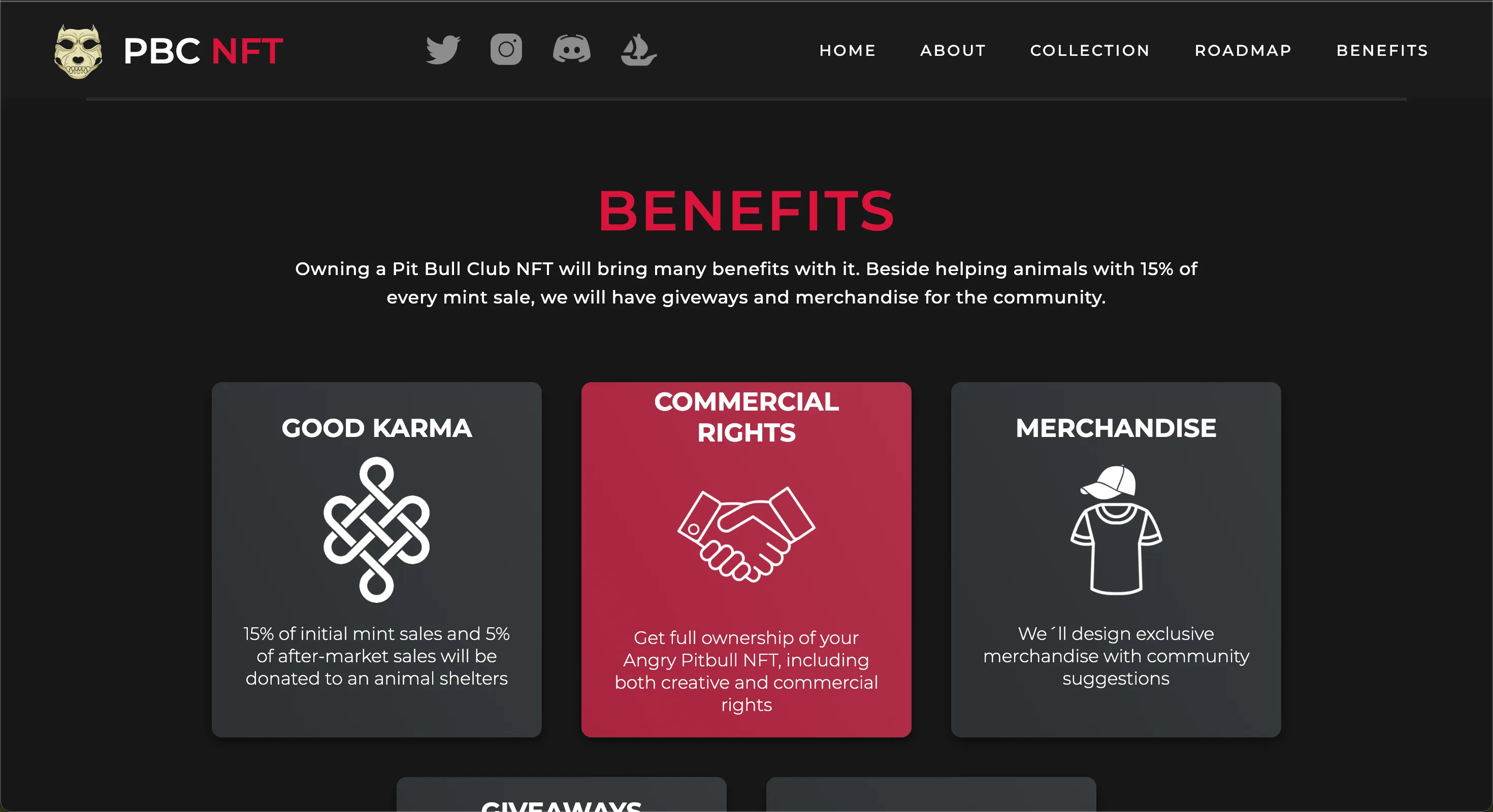 Responsive Website für NFT-Projekt – modernes Webdesign